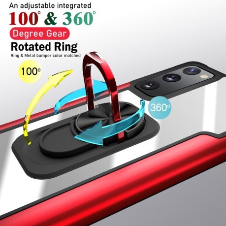 Противоударный чехол R-JUST with Ring Holder на Samsung Galaxy S20 FE - черный