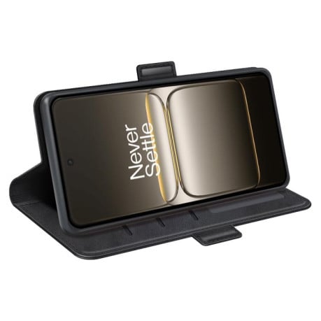 Чехол-книжка Dual-side Magnetic Buckle для OnePlus Nord 5 / Ace 5 Ultra - черный