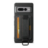 Противоударный чехол Suteni H13 Card Wallet для Google Pixel 8a  - черный