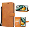 Чехол-книжка EsCase Leather для Realme 11 Pro 5G/11 Pro+ 5G - коричневый