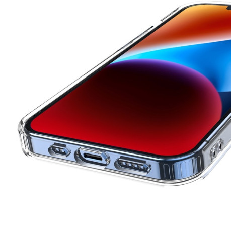 Противоударный чехол Hoco MagSafe Magnetic Series для iPhone 15 - прозрачный