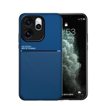 Протиударний чохол Tilt Strip Grain для OPPO Reno15 Pro  — синій