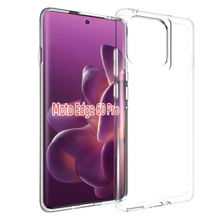 Силиконовый прозрачный чехол Waterproof Texture на Motorola Edge 60 Pro