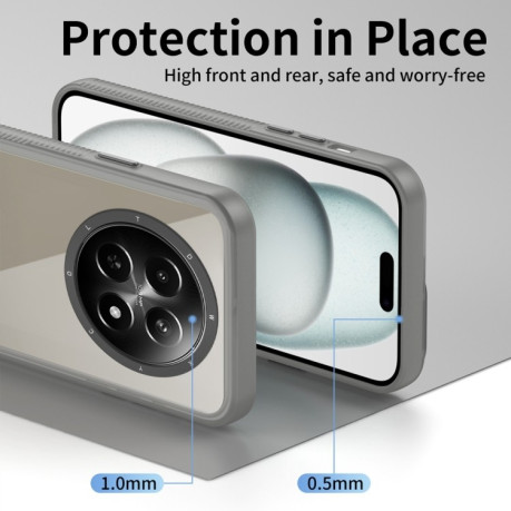 Протиударний чохол Color Contrast Lens для Realme 12 - чорний