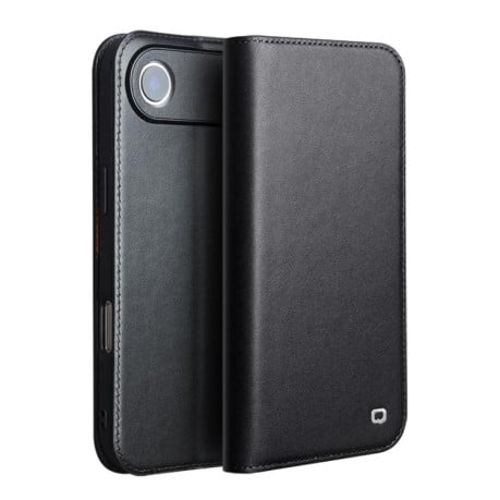 Чехол-книжка QIALINO Classic Gen2 с натуральной кожи для iPhone Air - черный