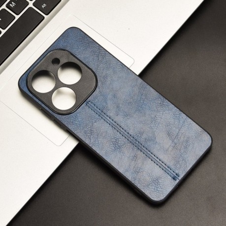 Ударозащитный чехол Sewing Cow Pattern для Infinix Smart 8 Plus / Smart 8 Pro - синий