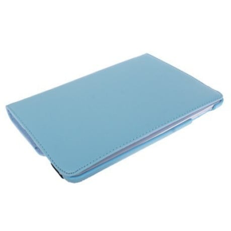 Кожаный Чехол 360 Degree Litchi Texture голубой для iPad mini 3/ 2/ 1