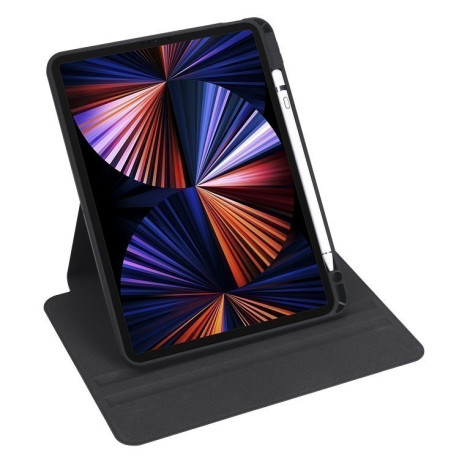 Чохол-книжка Acrylic 360 Degree Rotation Holder Leather для iPad Pro 13 2024 - чорний