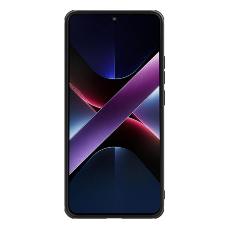 Противоударный чехол NILLKIN Super Frosted для Xiaomi Poco X7 Pro - черный