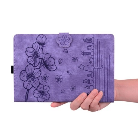 Чохол-книга Sakura на iPad Pro 13 2024 - фіолетовий