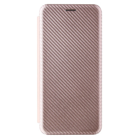 Чехол-книжка Carbon Fiber Texture на Xiaomi Mi 11i/Poco F3/Redmi K40/K40 Pro - розовый