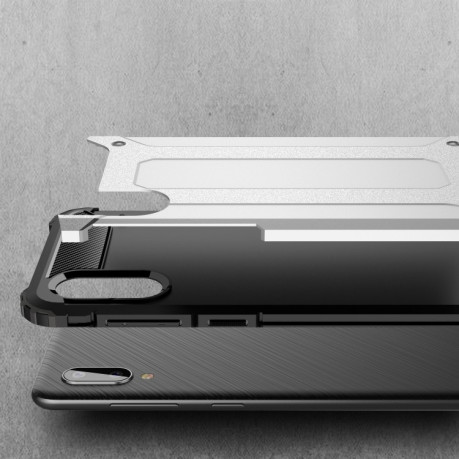 Противоударный чехол Magic Armor на Samsung Galaxy A02 - черный