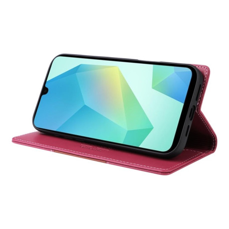 Чехол-книжка GQUTROBE G01 RFID Anti-theft Leather для Samsung Galaxy A16 - красный