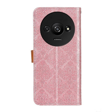 Чохол-книжка European Floral для Xiaomi Redmi A3 - рожевий