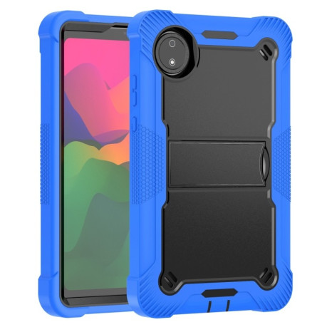 Чохол Silicone Hybrid PC Tablet Case with Holder &amp; Shoulder Strap для Xiaomi Redmi Pad SE 8.7 - Black + Dark Blue