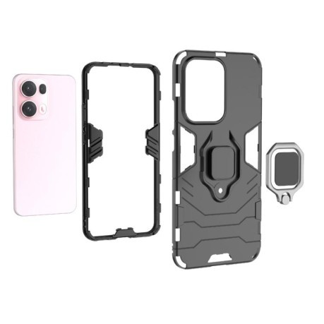 Протиударний чохол Magnetic Ring Holder на OPPO Reno13 Pro 5G Global - синій