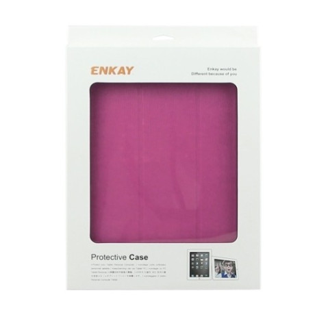 Чехол Enkay Toothpick Texture пурпурно-красный для iPad Pro 9.7