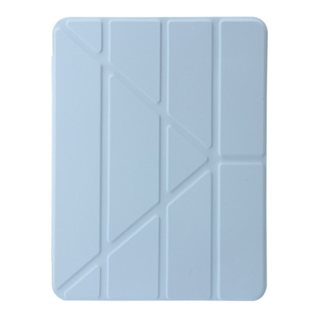 Чехол-книжка Clear Acrylic Demation Leather для iPad Pro 11 2024 - голубой