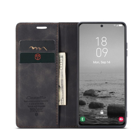 Кожаный чехол CaseMe-013 Multifunctional на Samsung Galaxy S24+ - черный