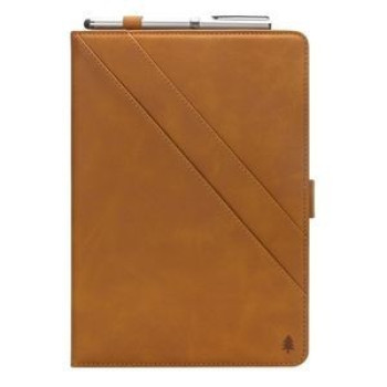 Кожаный чехол-книжка Double Holder на iPad 9.7 2018 /2017 / Pro 9.7/ Air 2 / Air -коричневый