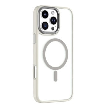 Чехол Mutural Skin Feel Series Frosted MagSafe Magnetic для iPhone 16 Pro - серый