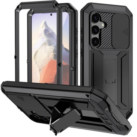 Противоударный чехол R-JUST Sliding для Samsung Galaxy S25 5G - черный