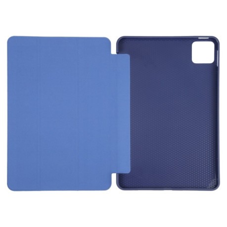 Чохол-книжка Litchi Texture для Xiaomi Pad 7 / Pad 7 Pro - синій