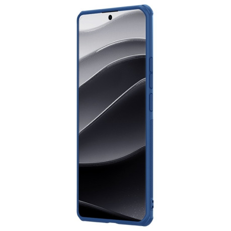 Протиударний чохол NILLKIN Super Frosted для Xiaomi Redmi Note 14 Pro+ 5G - синій