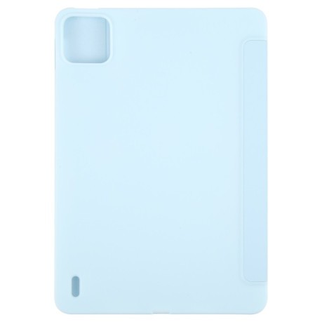 Чехол-книжка Demation Silicone Leather для Xiaomi Pad 7 / 7 Pro - голубой