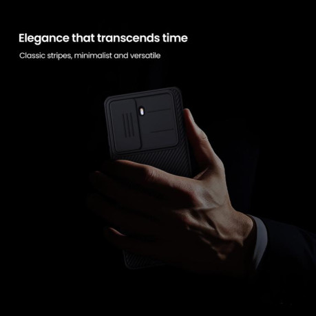 Ударозахисний чохол NILLKIN CamShield Pro на Xiaomi Poco X7 Pro - чорний
