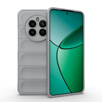 Силіконовий чохол Magic Flannel для Realme 12+ 5G/12 4G/13 4G - сірий