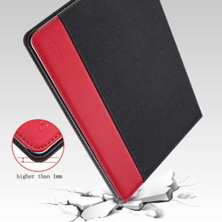 Чехол-книжка Mutural Ying Series на iPad Pro 12.9 (2020) - черный с красным