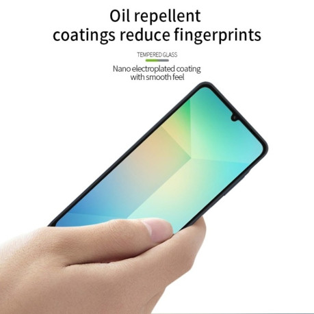 Захисне скло MOFI 9H 3D Explosion-proof Curved Screen Tempered Glass для Samsung Galaxy A06/A16 5G - чорне