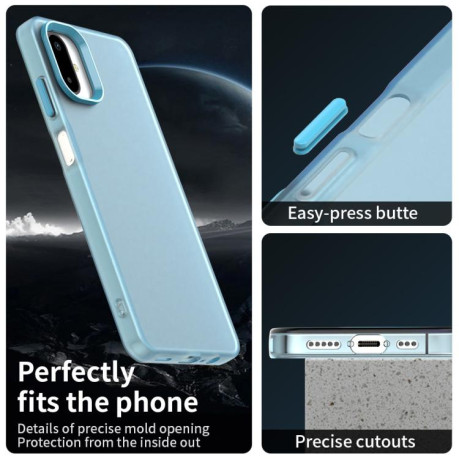 Противоударный чехол Candy Series для Samsung Galaxy F06 5G / M06 5G - синий