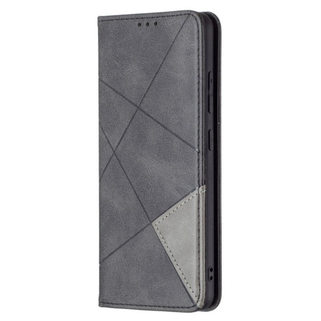 Чехол-книжка Rhombus Texture на Samsung Galaxy A32 4G - черный