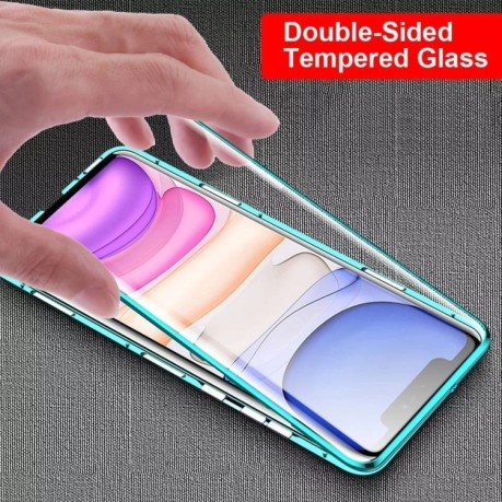 Двусторонний магнитный чехол Magnetic Shell Series для iPhone 11 -золотой