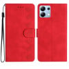 Чохол-книжка Seven Butterflies Embossed Leather для Xiaomi Redmi Note 14 4G - червоний