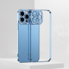 Противоударный чехол Electroplating High для iPhone 14 - синий