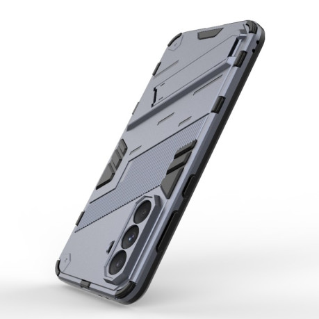 Противоударный чехол Punk Armor для Samsung Galaxy A56 5G - серый