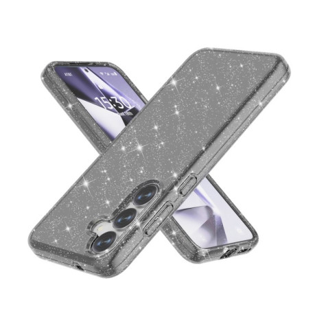 Протиударний чохол Terminator Style Glitter для Samsung Galaxy S25 5G - чорний
