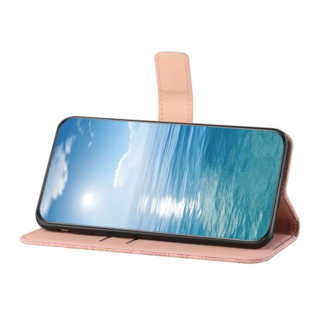 Чохол-книжка Ethnic Style для Infinix Hot 50 4G - рожевий