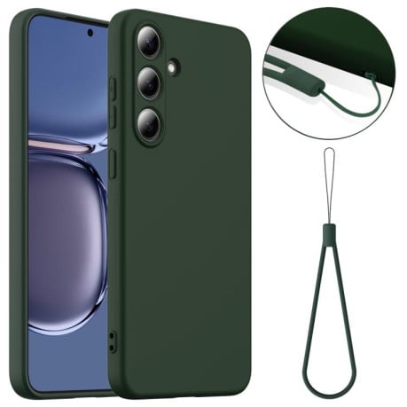 Силіконовий чохол Shockproof Silicone з Magsafe на Samsung Galaxy S25 FE 5G - зелений