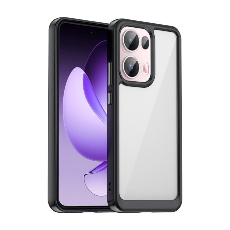 Протиударний чохол Colorful Acrylic Series для OPPO Reno13 Pro - чорний
