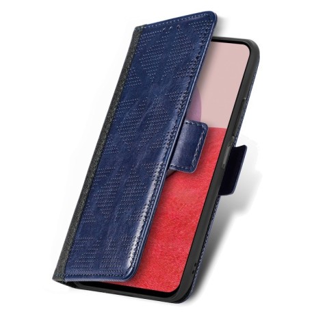 Чехол-книжка Grid Leather для Samsung Galaxy A14 5G - синий