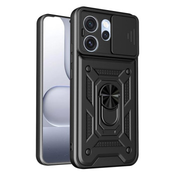 Ударостійкий чохол Sliding Camshield на OPPO Reno15 Pro 5G Global — чорний