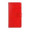 Чохол-книжка idewei Crazy Horse Texture на Xiaomi Redmi Note 10 Pro - червоний