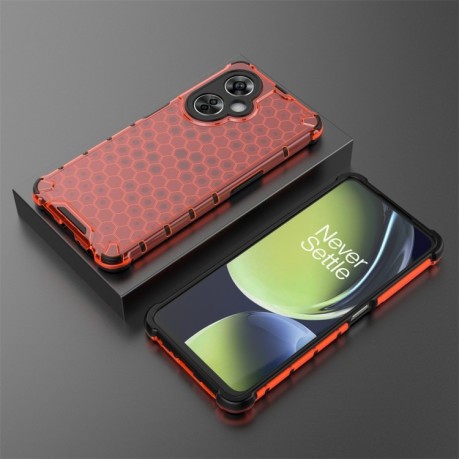 Противоударный чехол Honeycomb на OnePlus Nord CE3 Lite - красный