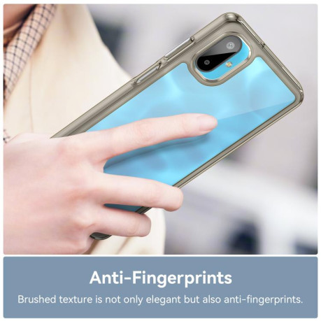 Противоударный чохол Colorful Acrylic Series для Samsung Galaxy M06 5G - серый