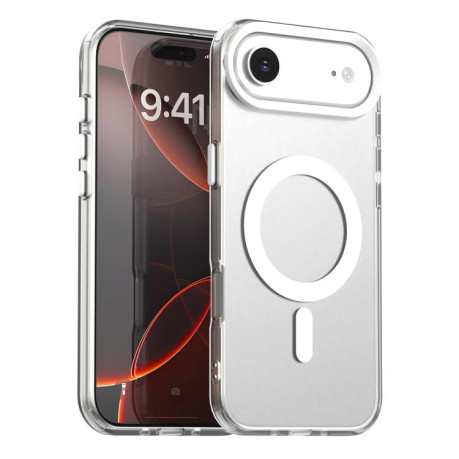 Противоударный чехол Candy Magsafe PC Hybrid TPU для iPhone Air - белый