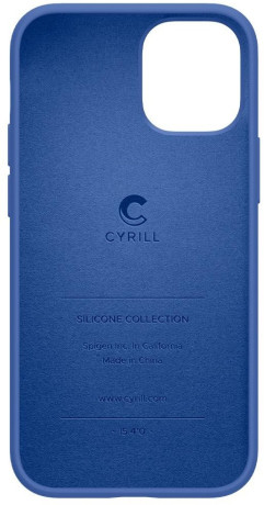 Оригинальный чехол Spigen Cyrill Silicone для iPhone 12 Mini Linen Blue